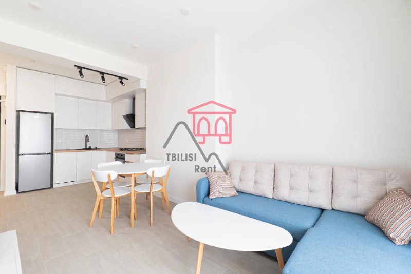 A bright and beautiful apartment is for sale in the Archi residential complex on Tamarashvili Street in the Saburtalo district. — фото 1