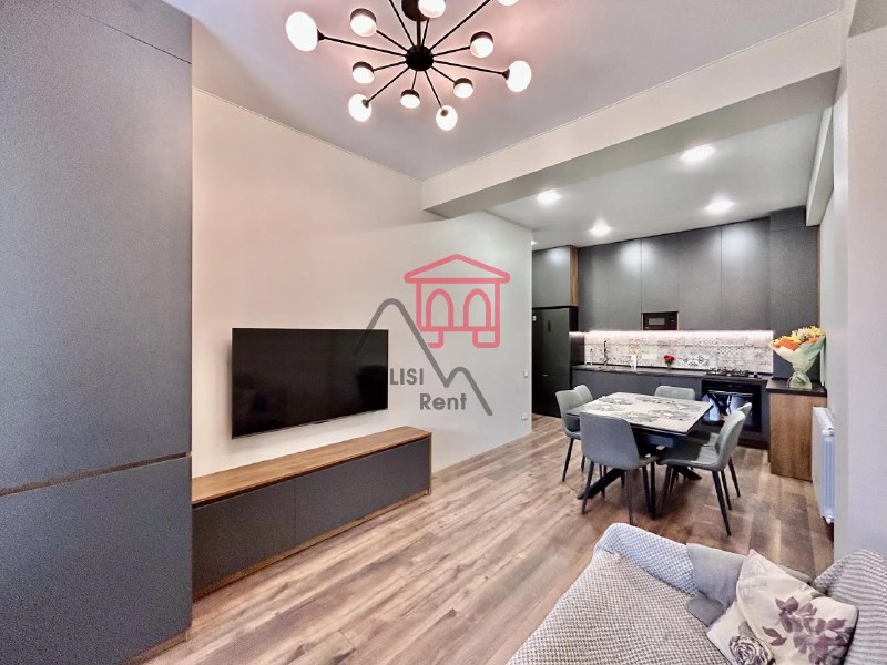 A three-room apartment in a new residential complex in Chugureti is for sale! The apartment is brand new and features premium furniture. — фото 3