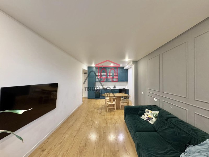 Apartment for sale in the Bagebi neighborhood in a New building, near shops, pharmacies, and SKA Bagebi 10 minutes by bus to Vake Park🌿 A parking space is included with the sale of this apartment🅿️ 2 separate bedrooms and 2 balconies — фото 4