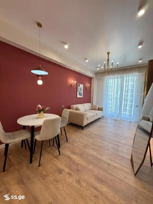Квартира, 1 спальня · Сабуртало — фото 2