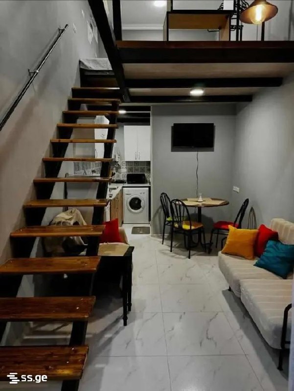 Квартира, 1 спальня · Чугурети — фото 2