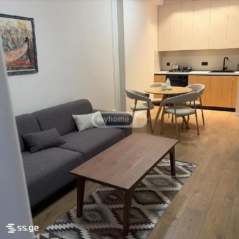 Квартира, 1 спальня · Сабуртало — фото 3