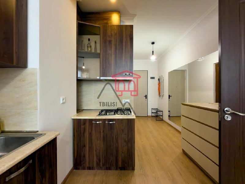 Квартира, 1 спальня · Сабуртало — фото 5