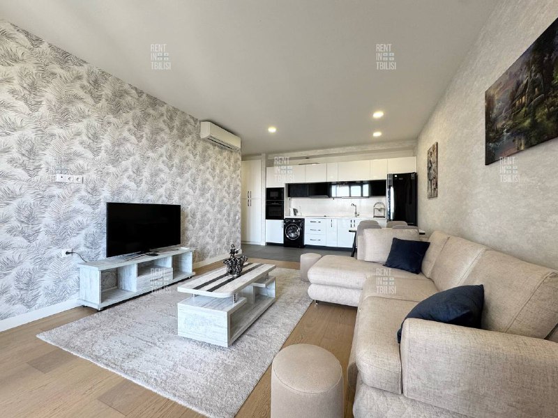Tbilisi Gardens, the pool, sauna, gym, and parking are included in the rental price — фото 1
