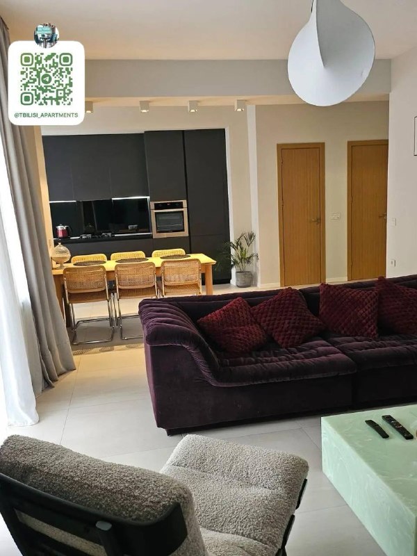 Apartment, 2 bedrooms · Krtsanisi — photo 4