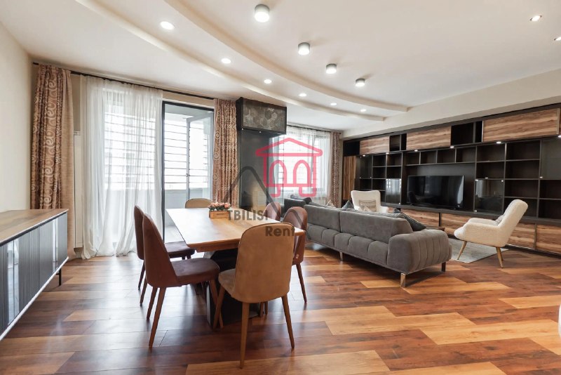 Квартира, 3 спальни · Сабуртало — фото 2