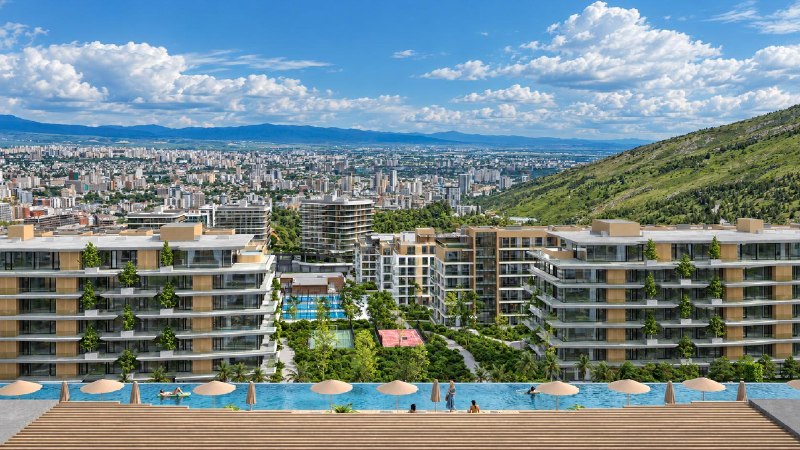 Продаётся 1-bedroom в VR Krtsanisi Resort Residence по переуступке — фото 4