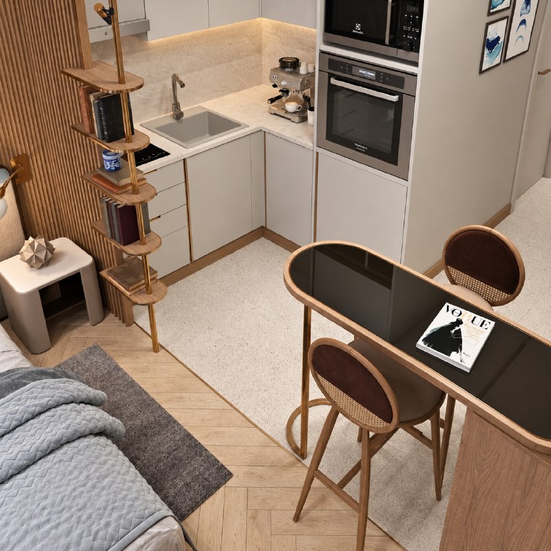 Apartment 32 m², studio — photo 1